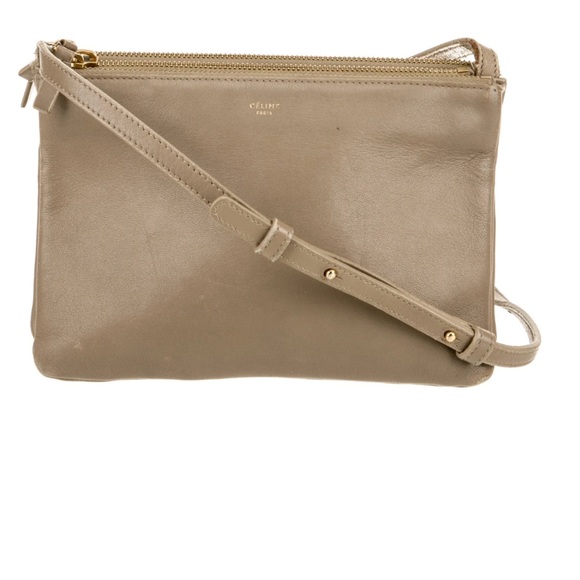 Celine Handbags - Vintage Céline Trio Bag - Taupe